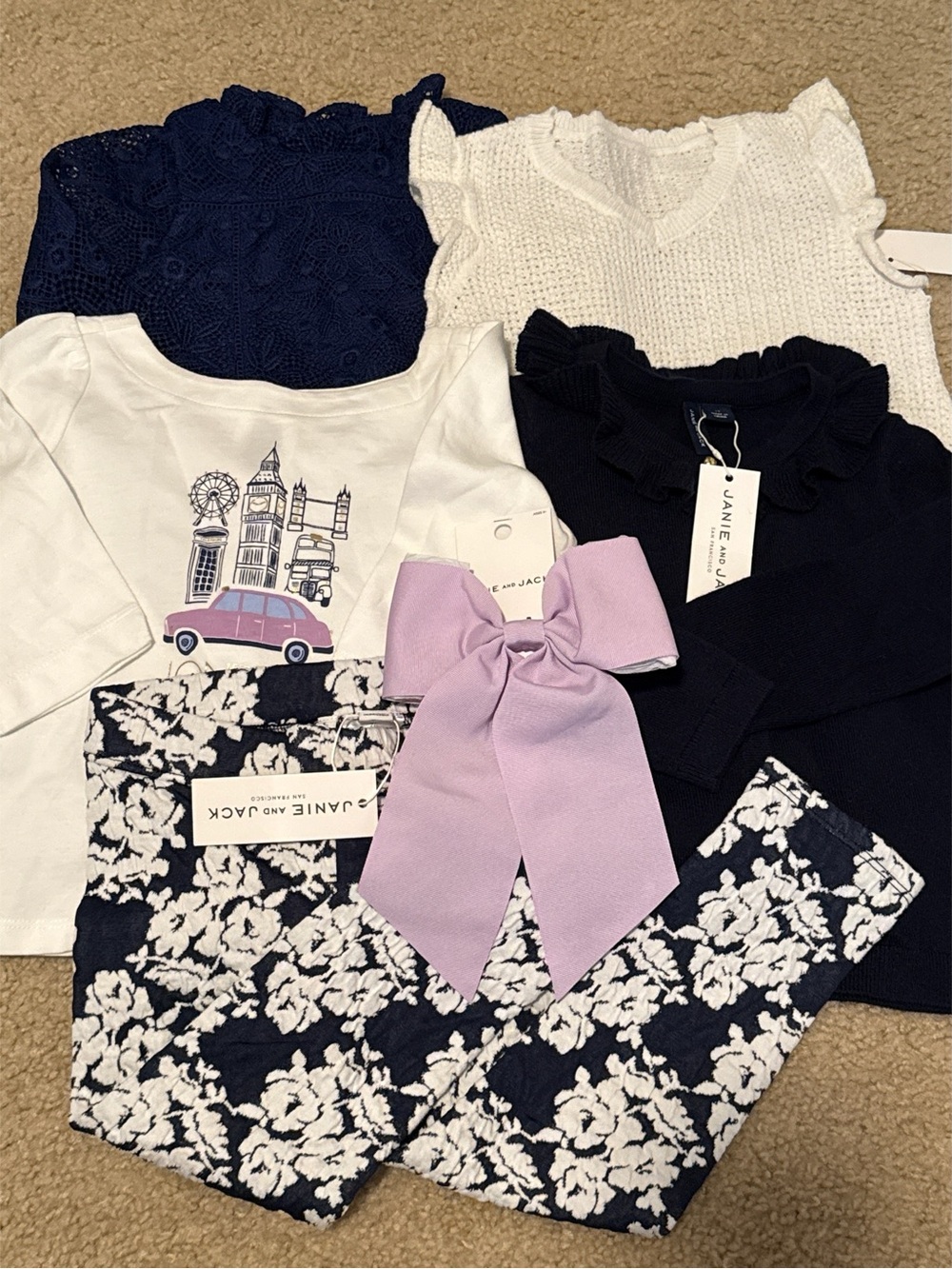 Janie and Jack Girls 2T Bundle